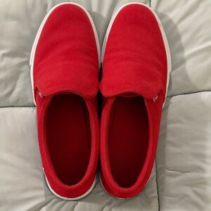 Nike Red Slip-On Sneakers